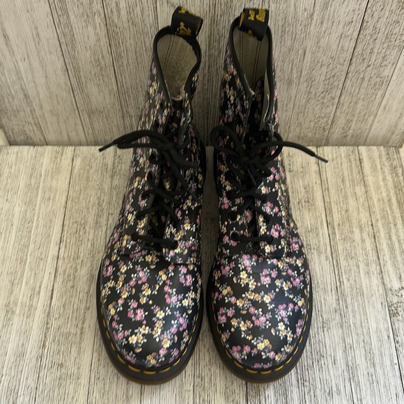 Dr. Martens 1460 MINI TYDEE Meadow Floral Leather Boots - Picture 3 of 9